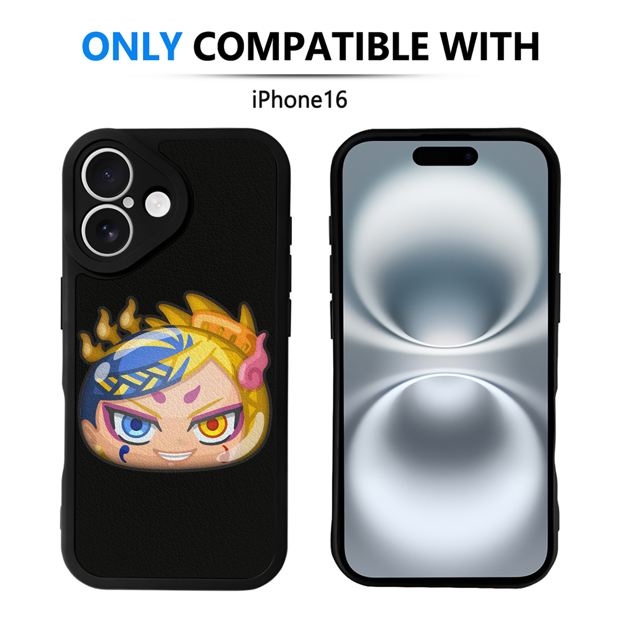（画像用） 妖怪ウォッチ Yo-kai Watch 【iPhone 16シリーズ対応】シリコンスマホケース（レザー調） 材質：シリコン